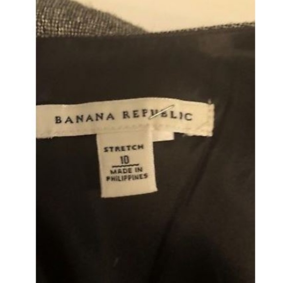 Banana Republic Gray Career Dress Sz 10 Sheath - Picture 6 of 6